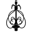 Ver imagem 1 de Lustre Decorativo Vintage para Quarto Provençal Iluminação Moderna - Preto