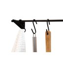 Ver imagem 5 de Organizador Utensílios Barra Cozinha 40cm Ganchos
