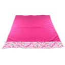 Ver imagem 2 de Kit 5 Peças Toalha de Banho Pet Tosa Alta Absorção Secagem Rápida Tecido Felpudo Macio Cachorro Pink