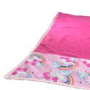 Ver imagem 4 de Kit 5 Peças Toalha de Banho Pet Tosa Alta Absorção Secagem Rápida Tecido Felpudo Macio Cachorro Pink