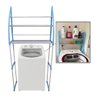 Rack Estante Lavanderia Maquina de Lavar Prateleira Organizador Metal Casa Organização - 2