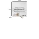 Ver imagem 3 de Armário Aéreo Modulado para Quarto 2 Portas 100cm 100% MDF Clean Altezza