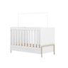 Berço Mini Cama Metalic - Champanhe/Branco - 1