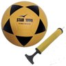 Bola Futsal Vitoria Oficial Star 1000 Pu Especial Com Bomba - Amarelo - 2
