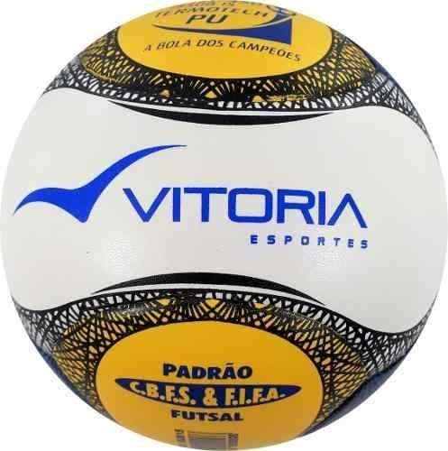 Bola Vitoria Futsal Termotec Sub 15 Pu 13 A 15 Anos Max 450 - Branco - 3