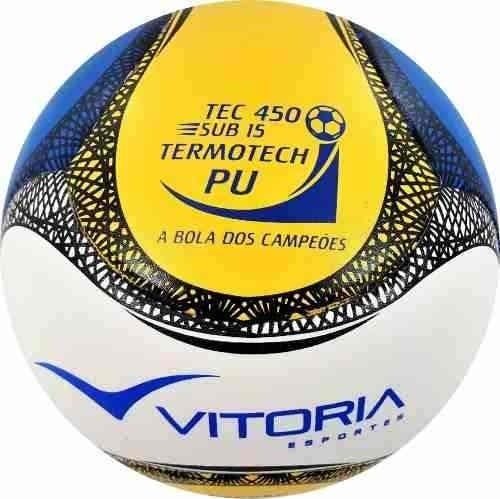 Bola Vitoria Futsal Termotec Sub 15 Pu 13 A 15 Anos Max 450 - Branco - 2