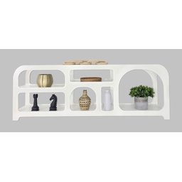 Rack Buffet Plaster Branco Woodyou - 1