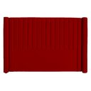 Ver imagem 1 de Cabeceira Ripada Estofada para Cama Box Casal King 1.95 - Suede - Sv Decor:vermelho