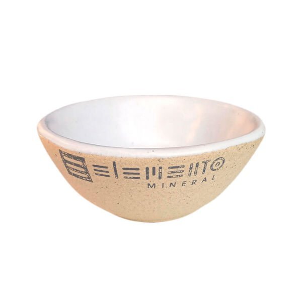 Pote de Cerâmica Bowl para Argila Facial – Elemento Mineral - 1