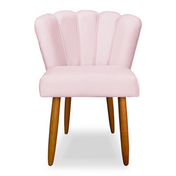 Cadeira Eames Sala Jantar Penteadeira Pétala Suede Bebe - Incasa Decor - 1