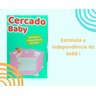 Cercadinho Chiqueirinho Baby Seguro de 110 X 51cm para Bebês - 4