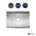 Ver imagem 2 de Cuba Cozinha Gourmet 58x40 Sobrepor Aço Inox 304 Tubrax