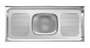 Ver imagem 1 de Pia para Cozinha 120 Cm em Aço Inox com Válvula - Ssx Multicoisas