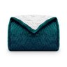 Cobertor Sherpa Glamour Casal Dupla Face Petróleo 1,80x2,20 - 2