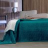Cobertor Sherpa Glamour Casal Dupla Face Petróleo 1,80x2,20 - 1