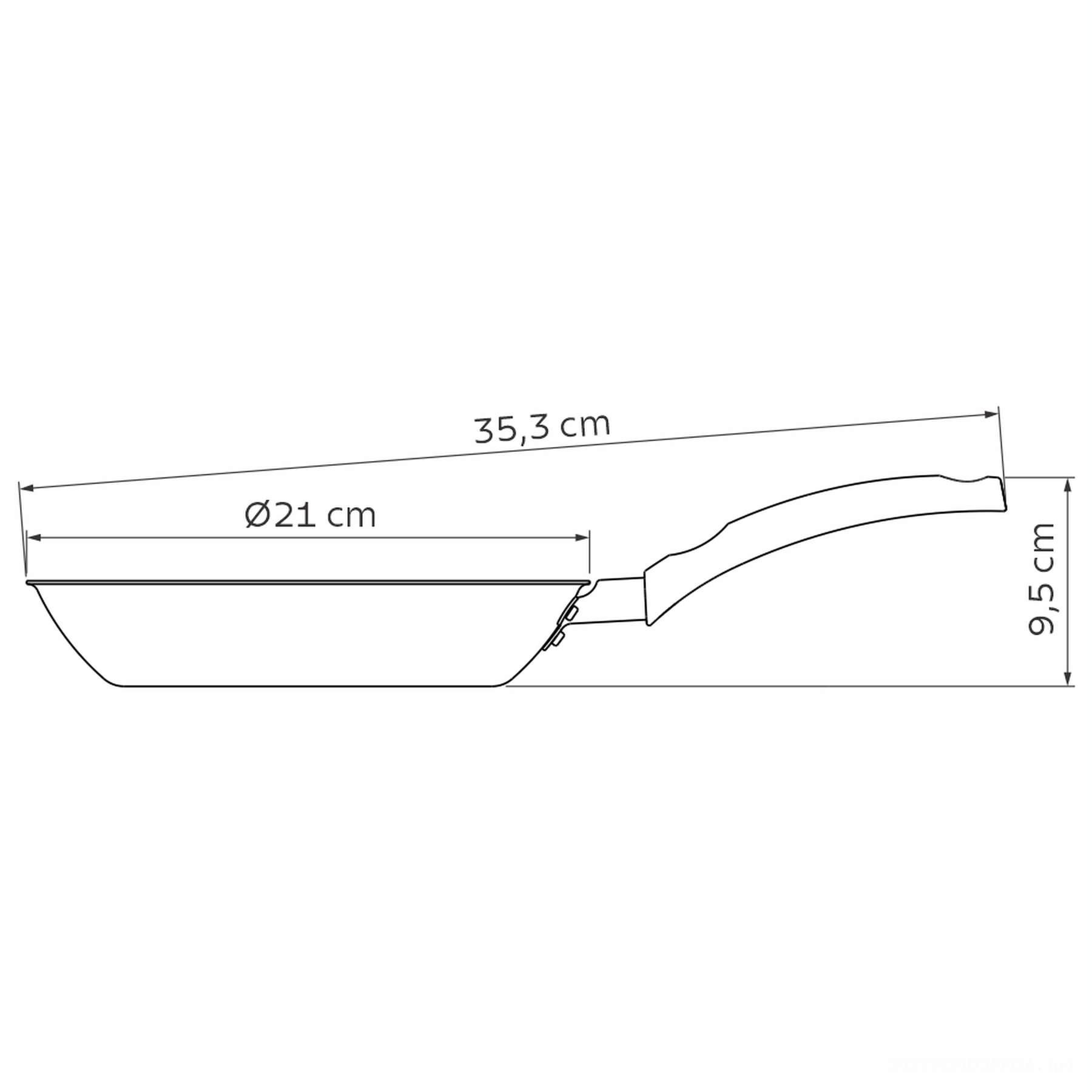 Frigideira Tramontina Turim Alumínio Antiaderente Starflon Vermelho 20cm 0,8l Tramontina - 4