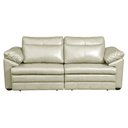 Ver imagem 6 de Sofá Decorativo Piece Bipartido Retrátil Sala de Estar 215cm Couro Tiza G58 - Gran Belo