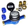 Hidrômetro Multijato 1/2" 3M³/H Equipado + Conexões Latão - 1