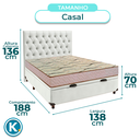 Ver imagem 3 de Kit Cabeceira + Cama Box Bau + Colchão Casal D33 Maxsono Paropas