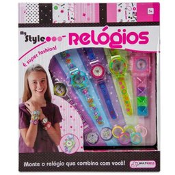 Relógio Troca Pulseira Infantil Multikids My Style com 3 Pulseiras +5 Anos - BR021 - 1