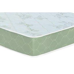 Cama Box Baú King: Colchão Espuma D33 Castor Sleep Max Duplo + Base CRC Courano White(193x203) - 4