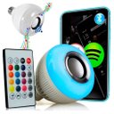 Ver imagem 4 de Lâmpada Musical Caixa Som 12w Bluetooth Luz Led Rgb com Controle