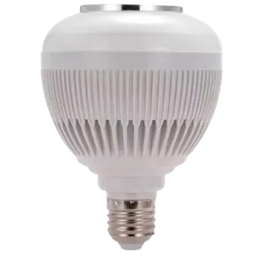 Lâmpada Musical Caixa Som 12w Bluetooth Luz Led Rgb com Controle - 3