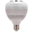 Ver imagem 3 de Lâmpada Musical Caixa Som 12w Bluetooth Luz Led Rgb com Controle