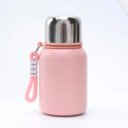 Ver imagem 1 de Garrafa Térmica Inox Rosa 450ml Conserva Gelado e Quente