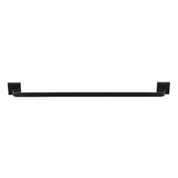 Porta Toalha Banho Barra Simples - Quad. Em Latão Preto Fosco HB-A0127P Harmony Toalheiro simples qu - 1