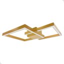 Ver imagem 2 de Painel Plafon Case Led 3000k Sobrepor Dourado Bivolt 60w