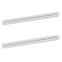 Ver imagem 1 de Kit 2 Puxadores 51,7cm para Armário Cozinha Aéreo 105cm Veneza Multimóveis Mp3090 Branco
