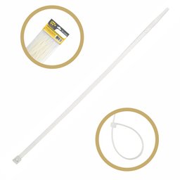 Kit Abraçadeira Presilha 200x4,8mm Branca 500 Unidades - 5