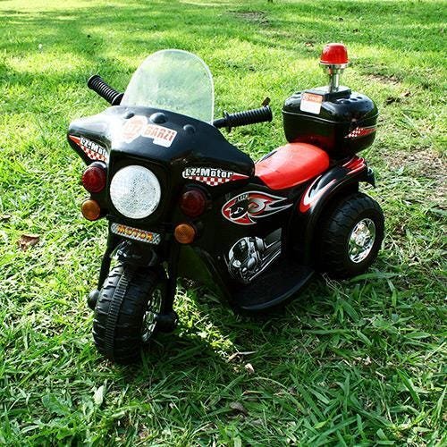 Mini Moto Elétrica Infantil Bz Cycle Preto 6V - Barzi Motors