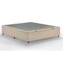 Ver imagem 2 de Box Baú Casal Base Cama 138cm x 188cm Premium Cor:Linho Bege Claro