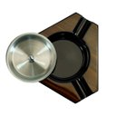 Ver imagem 2 de Cinzeiro Cigarol Trivor de Luxo para Charuto com 3 Apoios e Inox Escovado