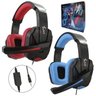 Fone Ouvido Headset Gamer Microfone Jogo Online Pc Ps4 One - Azul - 1