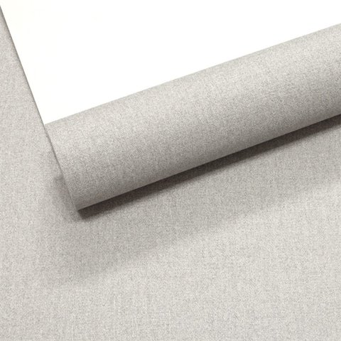 Papel de Parede Efeito Tecido Greige Vinilico Lavável+cola para Aplicação