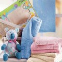 Ver imagem 2 de Cobertor Infantil Raschel Com Relevo Azul - Jolitex