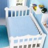 Cobertor Infantil Raschel Com Relevo Azul - Jolitex - 1