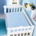 Ver imagem 1 de Cobertor Infantil Raschel Com Relevo Azul - Jolitex