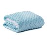 Manta Cobertor para Bebê Pipoquinha Sherpa Microfibra Azul - 1