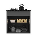Ver imagem 2 de Balcão de Cozinha para Cooktop 70cm 1 Porta 1 Gaveta Suspenso Milano Multimóveis Mp2415 Cinza