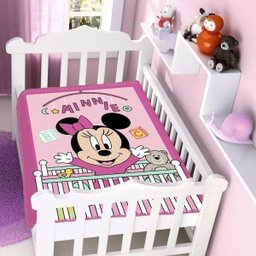 Cobertor Infantil Raschel Minnie Bercinho Jolitex - 1