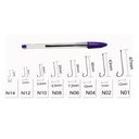 Ver imagem 4 de Anzol Pinnacle Carlisle Preto Black - Haste Longa C/20un Tamanho N06