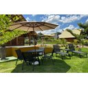 Ver imagem 3 de Kit Lótus Móveis Piscina Mesa 4 Cadeiras Área Externa 2 Espreguiçadeiras Aluminio Ombrelone Guarda S