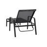 Kit Lótus Móveis Piscina Mesa 4 Cadeiras Área Externa 2 Espreguiçadeiras Aluminio Ombrelone Guarda S - 7