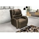 Ver imagem 1 de Poltrona Reclinável para Idoso Imperial Zero Wall Motorizada Suede Marrom 379 Império