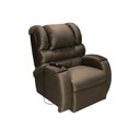 Ver imagem 2 de Poltrona Reclinável para Idoso Imperial Zero Wall Motorizada Suede Marrom 379 Império