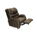 Ver imagem 3 de Poltrona Reclinável para Idoso Imperial Zero Wall Motorizada Suede Marrom 379 Império